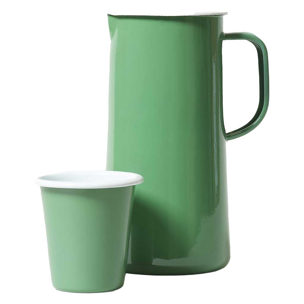 3 Pint Jug Falcon Enamelware FAL-3002-LE-UK Jugs 3 Pints / Chive Green