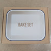 Bake Set | SMALL DEFECT SALE Falcon Enamelware SDS-FAL-BAK-GG-UK Bake Sets One Size / Pigeon Grey