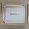 Bake Set | SMALL DEFECT SALE Falcon Enamelware SDS4-FAL-BAK-RR-UK Bake Sets One Size / Pillarbox Red