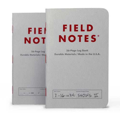 Index Log Book | 2-Pack Field Notes FNC-63a Notebooks 2 Pack / Log Book