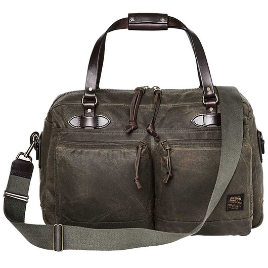 Filson | 48 Hour Tin Cloth Duffle | Waxed Weekend Bag | Otter