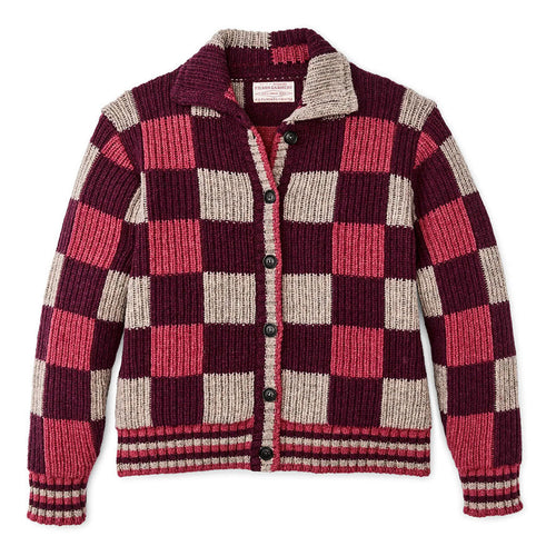 Checkered Wool Cardigan | Women's Filson Women's Jumpers
