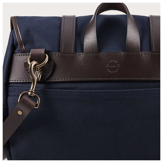 Filson | Rugged Twill Field Bag | Canvas Satchel | Navy | WildBounds
