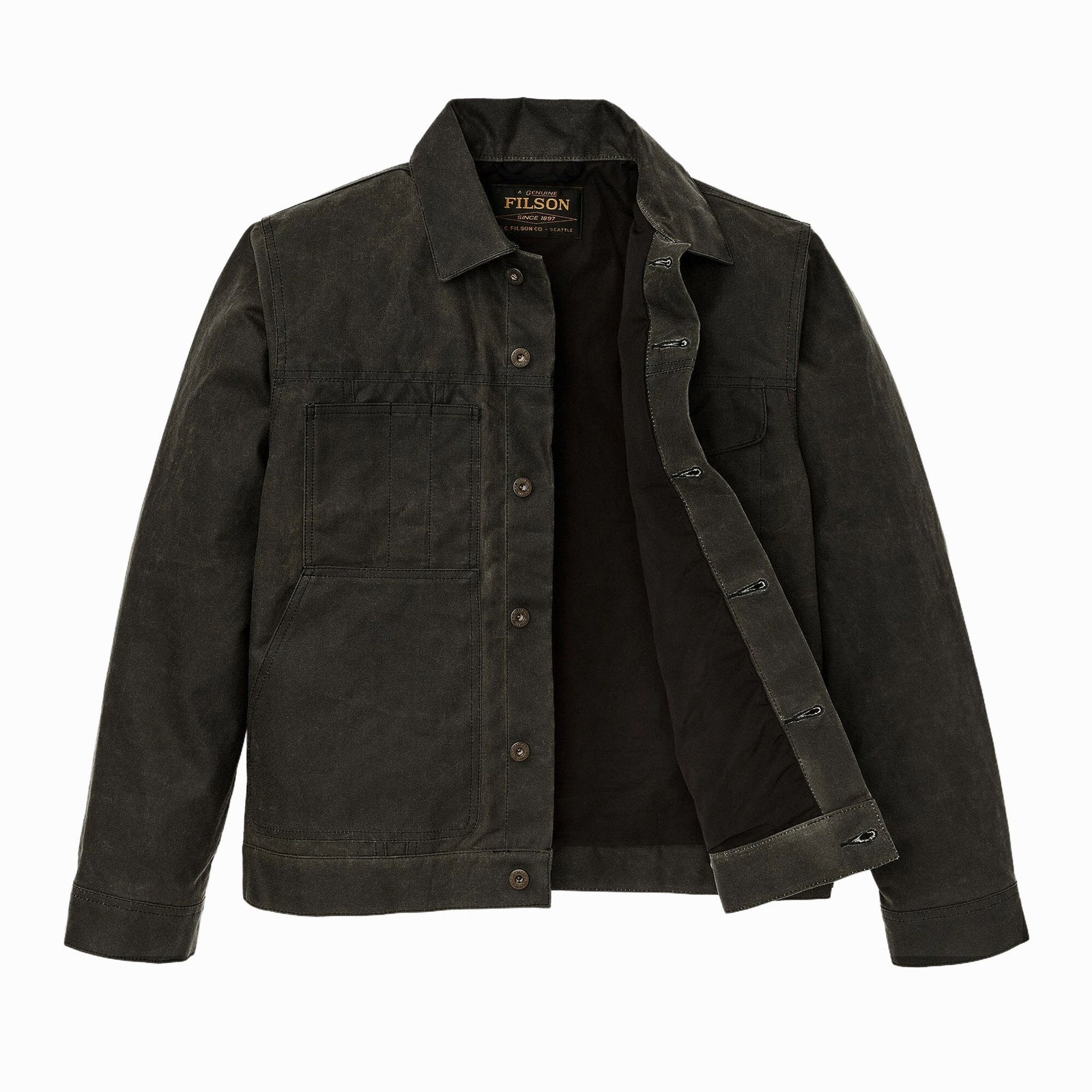 Tin Cloth Short Lined Cruiser Filson Men's Jackets