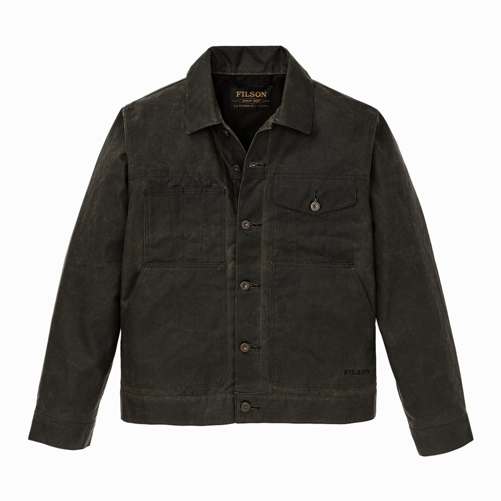 Tin Cloth Short Lined Cruiser Filson Men's Jackets