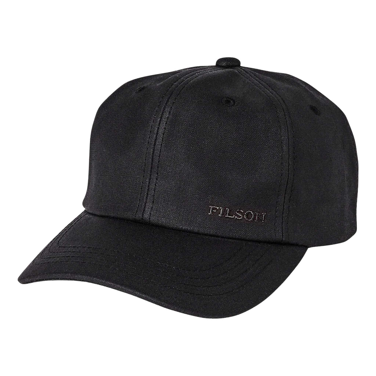 Waxed Low-Profile Logger Cap Filson FMACC0261-100 Caps &amp; Hats One Size / Black