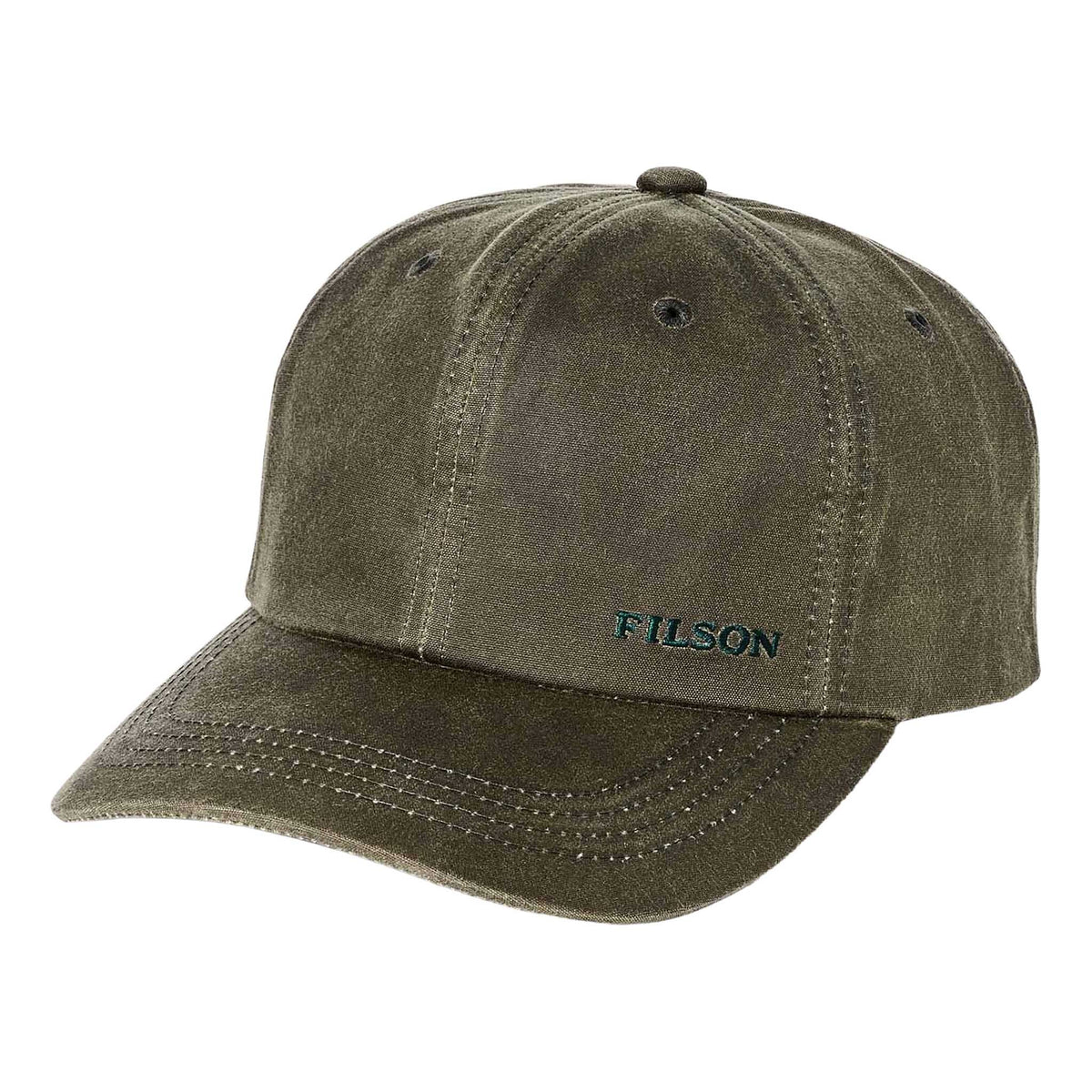 Waxed Low-Profile Logger Cap Filson FMACC0261-6308 Caps &amp; Hats One Size / Otter Green