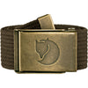 Canvas Brass Belt Fjällräven F77297-633 Belts One Size / Dark Olive