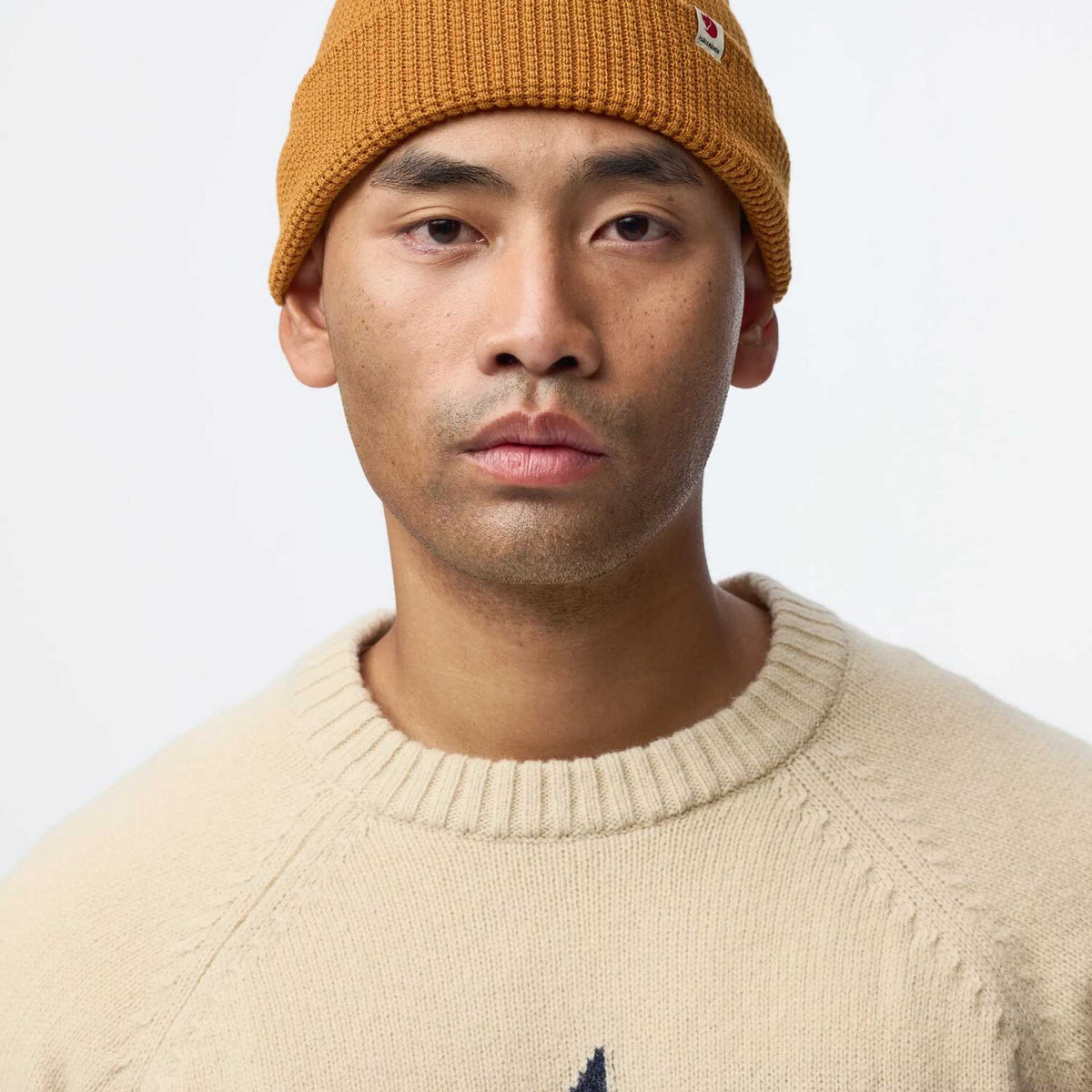 Fjällräven Logo Knit Sweater | Men's Fjällräven Men's Knitted Jumpers