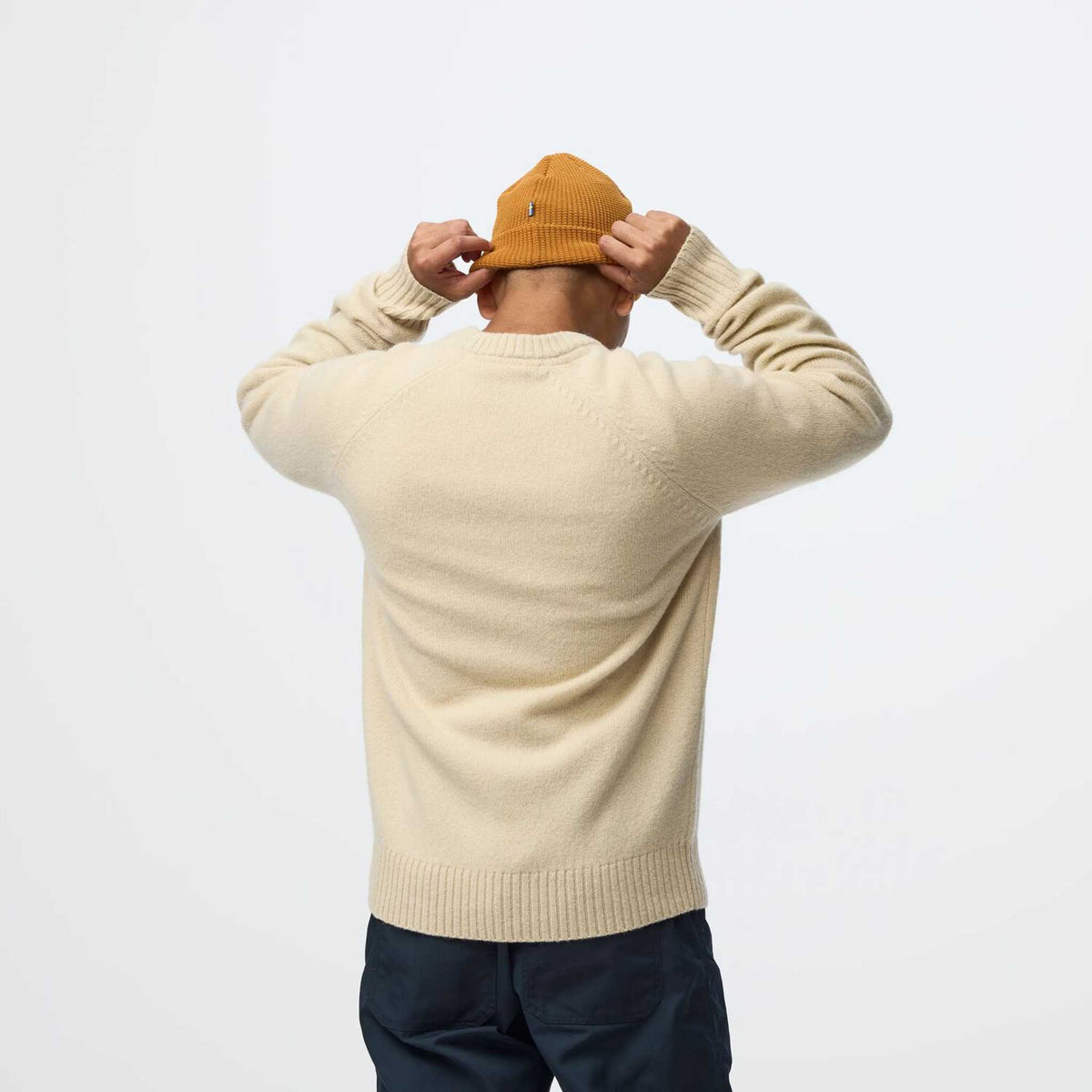 Fjällräven Logo Knit Sweater | Men's Fjällräven Men's Knitted Jumpers
