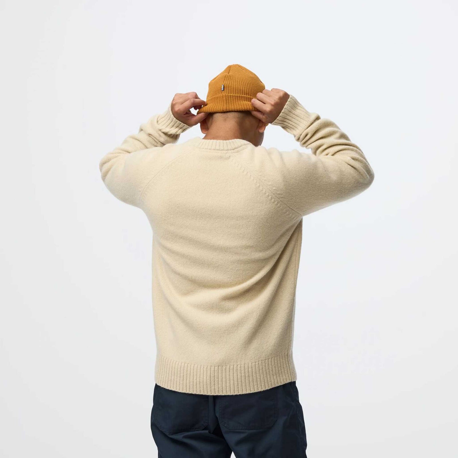 Fjällräven Logo Knit Sweater | Men's Fjällräven Men's Knitted Jumpers