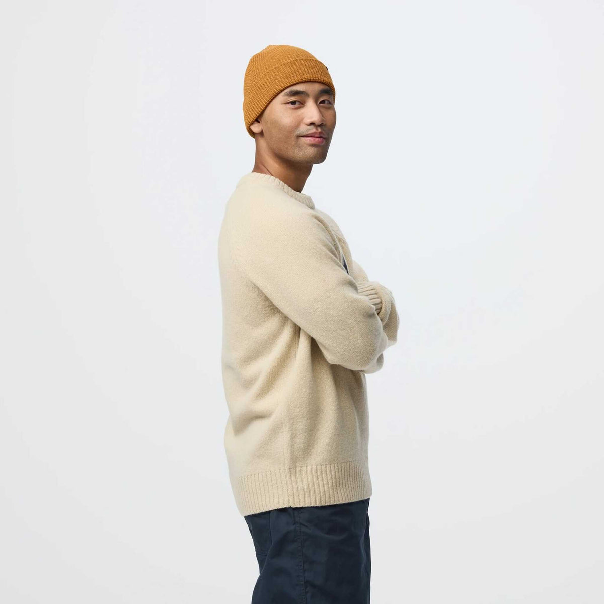 Fjällräven Logo Knit Sweater | Men's Fjällräven Men's Knitted Jumpers