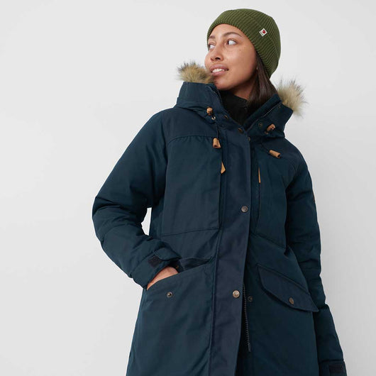Fjällräven | Singi Down Jacket | Women's | Down Parka | Dark Navy
