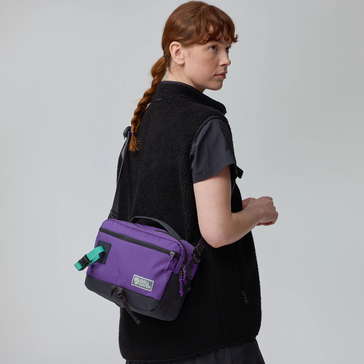 Vardag Shoulder Bag 6 Fjällräven F23200301-354-228 Crossbody Bags 6L / Poppy Pink/Khaki Dust