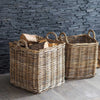 Bembridge Square Baskets | Set of 2 Garden Trading BAWI03 Baskets Set of 2 / Natural