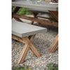 Burford Table and Bench Set Garden Trading Outdoor Dining Sets