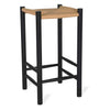 Longworth Bar Stool Garden Trading FUOA70 Stools One Size / Black