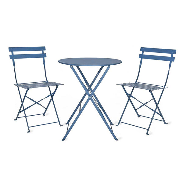 Rive Droite Bistro Set Garden Trading RDLB01 Outdoor Dining Sets Small / Lulworth Blue