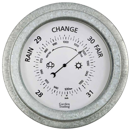 St Ives Barometer Garden Trading BAGA01 Weather Measurement Tools One Size / Steel