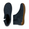 Boot with Natural Rubber Sole Glerups Outdoor Slipper Boots