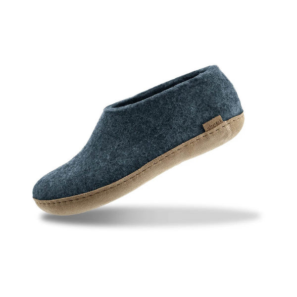 Shoe with Leather Sole Glerups Unisex Slippers