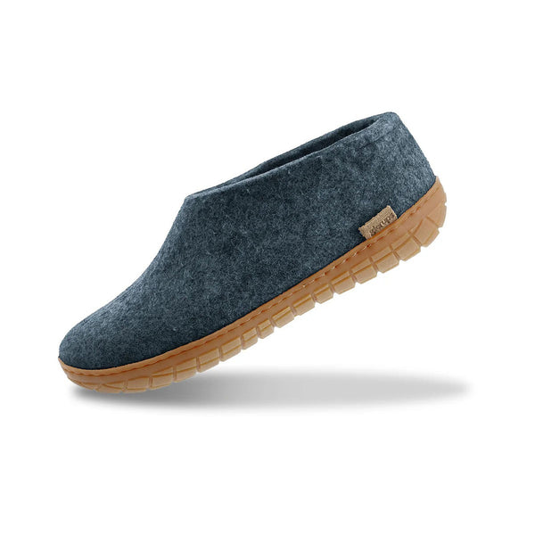 Shoe with Natural Rubber Sole Glerups Unisex Outdoor Slippers