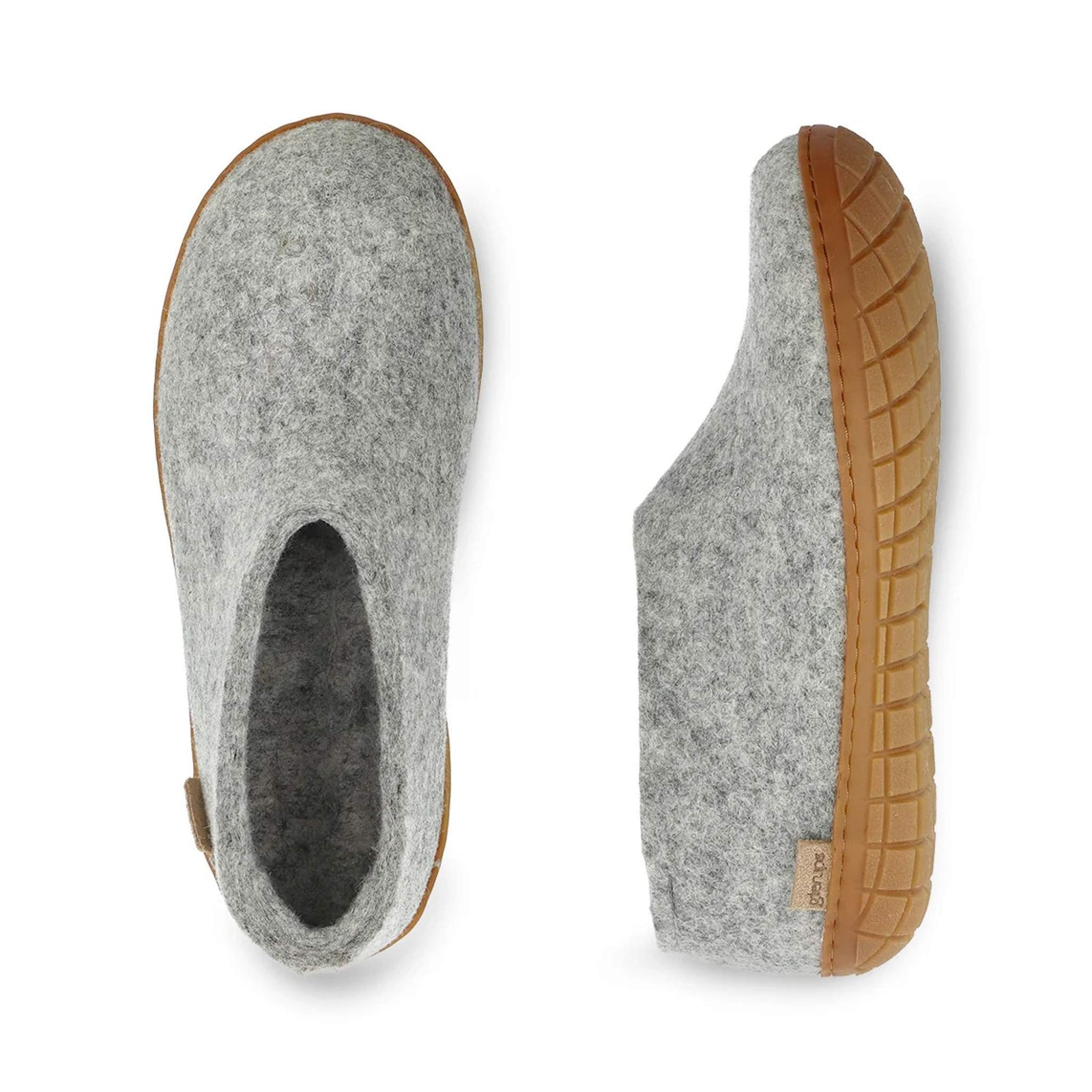 Shoe with Natural Rubber Sole Glerups Unisex Outdoor Slippers