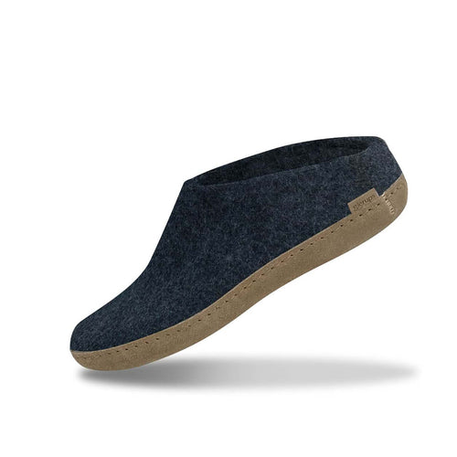 Slip-on with Leather Sole Glerups Slippers