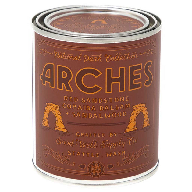 8 oz Candle | Arches NP Good & Well Supply Co NAT-CAN-8OZ-ARC Candles 8 oz (237 ml) / Arches NP