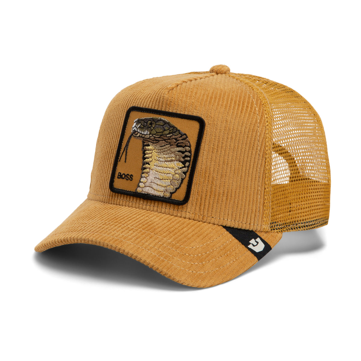 Corduroy Boss Trucker Hat Goorin Bros. 101-3181-AMB01-O/S Caps &amp; Hats One Size / Amber