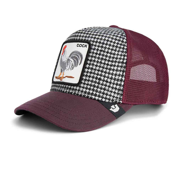 Dapper Rooster Trucker Hat Goorin Bros. 101-2260-HNDTH Caps & Hats One Size / Houndstooth