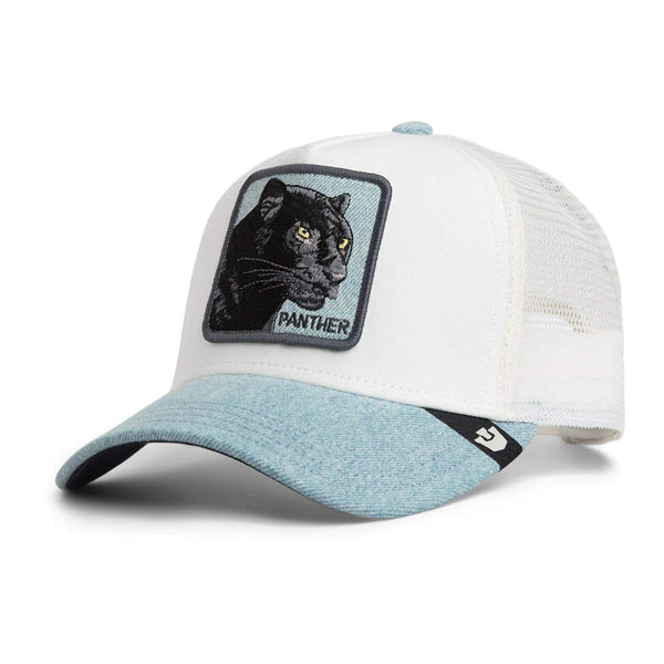 Denim Panther Trucker Hat Goorin Bros. 101-2958-DEN02-O/S Caps & Hats One Size / Light Denim