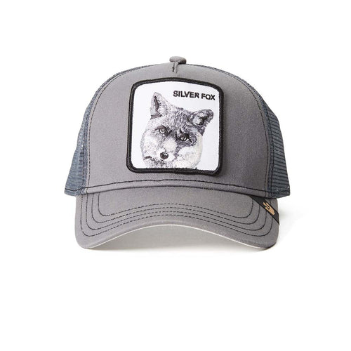 Silver Fox Trucker Hat Goorin Bros. 101-0390-GRY Caps & Hats One Size / Grey