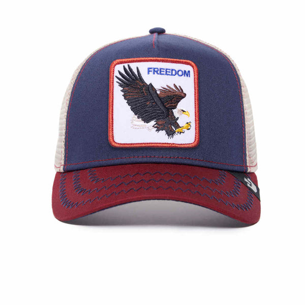 The Freedom Eagle Trucker Hat Goorin Bros. 101-0384-IND Caps & Hats One Size / Indigo