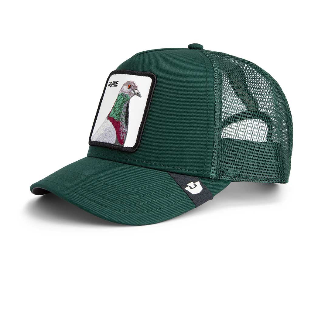 The Homie Pigeon Trucker Hat Goorin Bros. 101-2423-GUA01 Caps &amp; Hats One Size / Guard