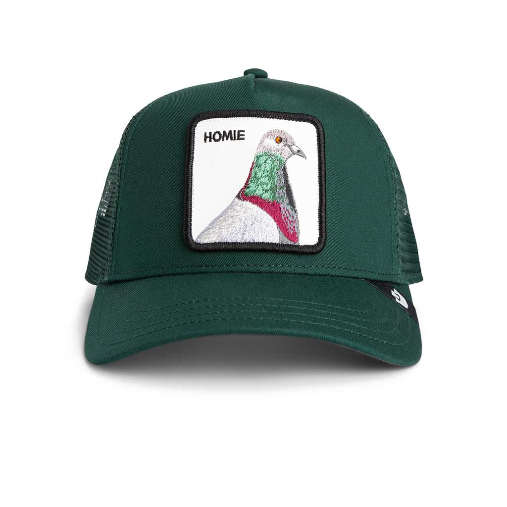 The Homie Pigeon Trucker Hat Goorin Bros. 101-2423-GUA01 Caps & Hats One Size / Guard
