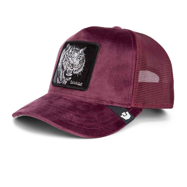 Velour Tiger Trucker Hat Goorin Bros. 101-2352-DES01 Caps & Hats One Size / Desire