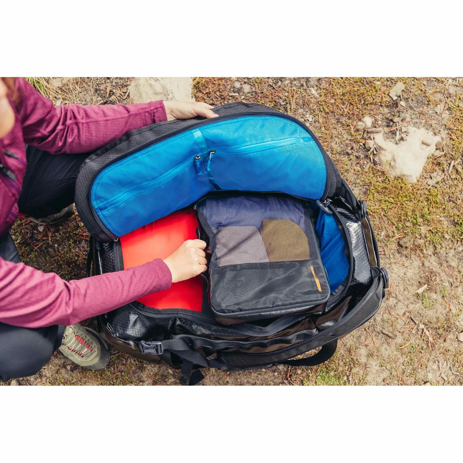 Alpaca 60 Gregory 147898-0413 Duffle Bags 60L / Obsidian Black