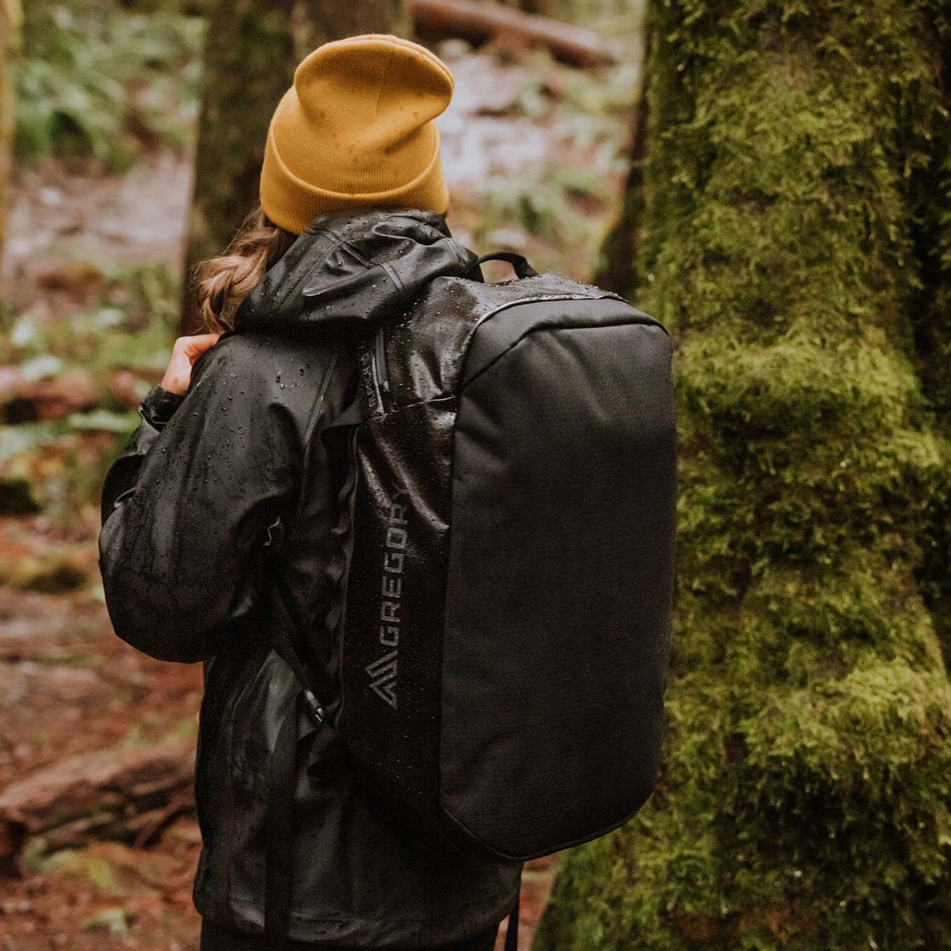 Alpaca 60 Gregory 147898-0413 Duffle Bags 60L / Obsidian Black