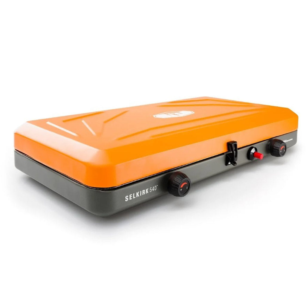 Selkirk 540i Dual Burner Camp Stove GSI Outdoors GSI-56020-1 Camping Stoves One Size / Grey/Orange