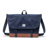 Cove Messenger Herschel Supply Co. 11529-02564-OS Messenger Bags 22.5L / Navy/Saddle brown
