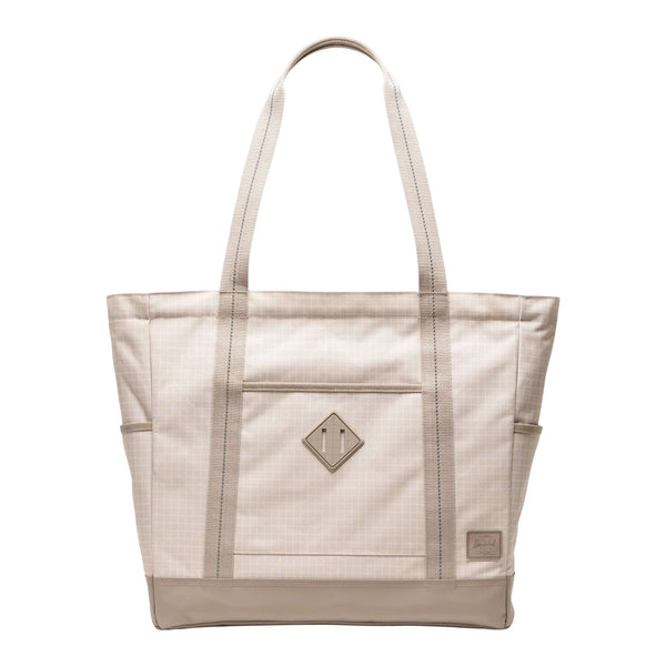 Herschel Heritage Tote Herschel Supply Co. 11467-07775-OS Tote Bags 24.5L / Grid Pelican/Roasted Cashew