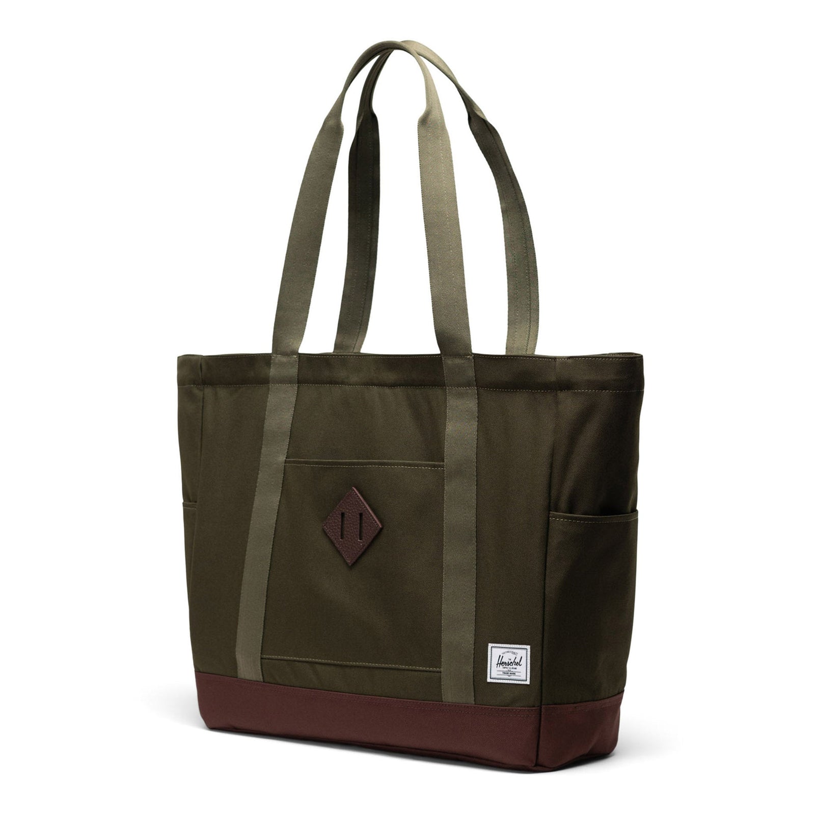 Herschel Heritage Tote Herschel Supply Co. 11467-04488-OS Tote Bags 24.5L / Ivy Green/Chicory Coffee