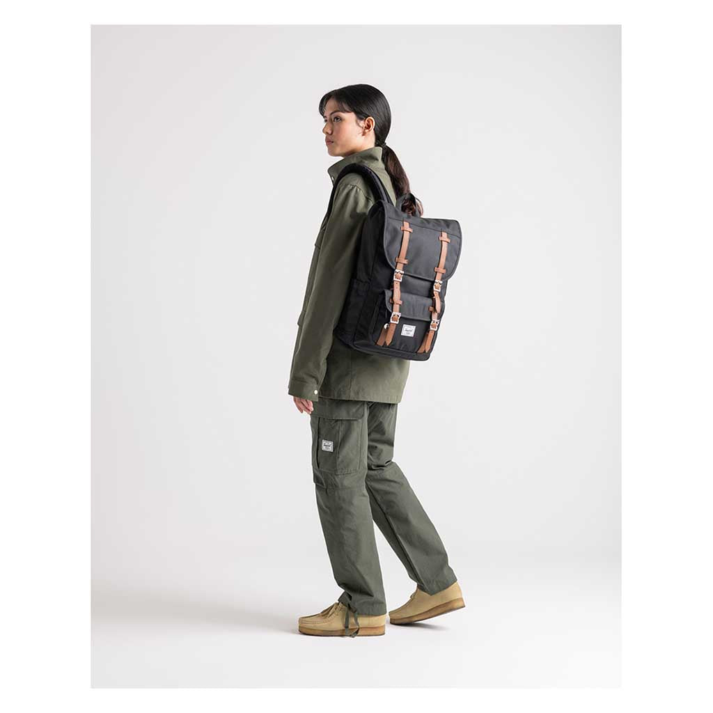 Herschel Little America Mid Backpack Herschel Supply Co. 11391-00001-OS Backpacks 21L / Black
