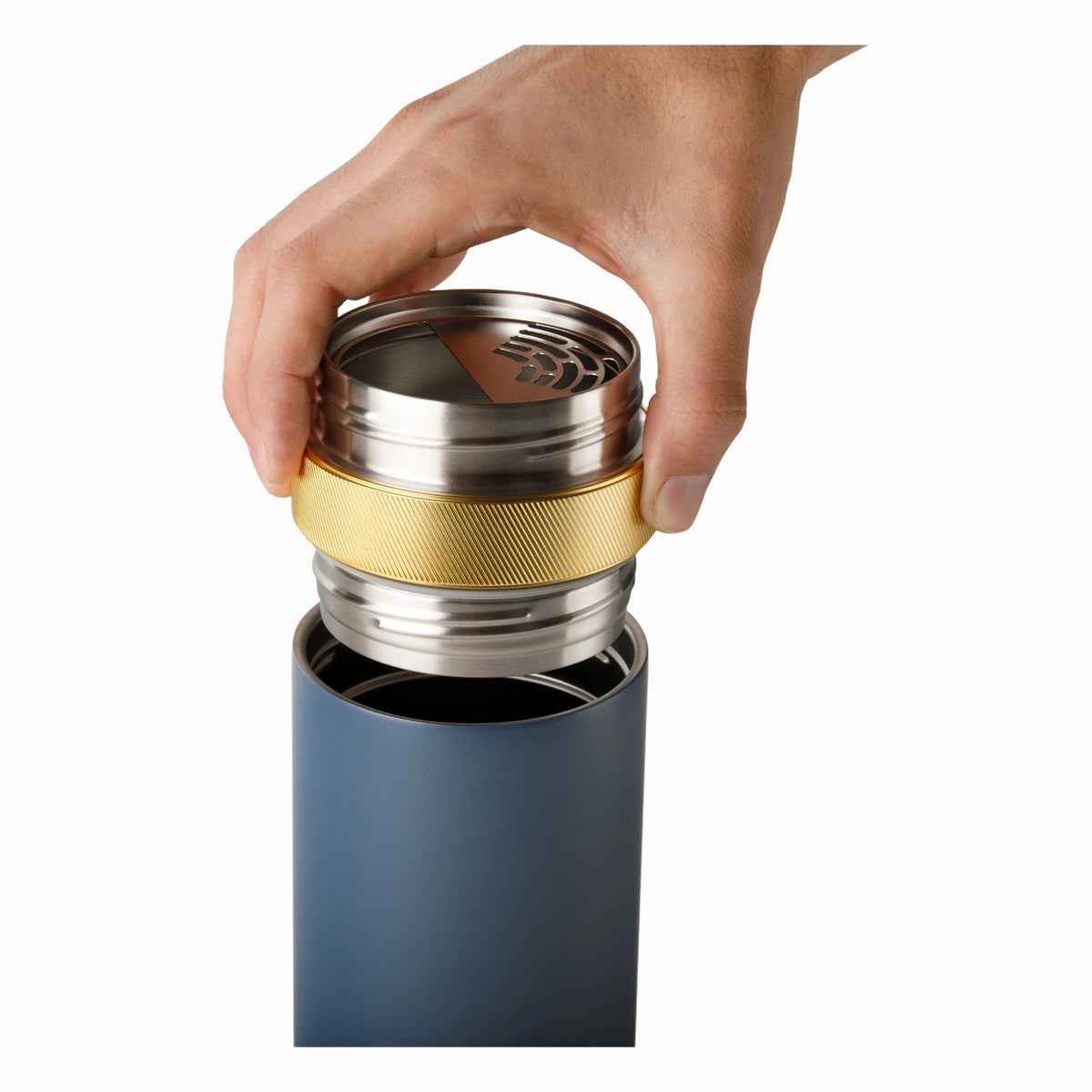 Highball Shaker High Camp Flasks 3128ab Cocktail Shakers 1L / Amalfi Blue