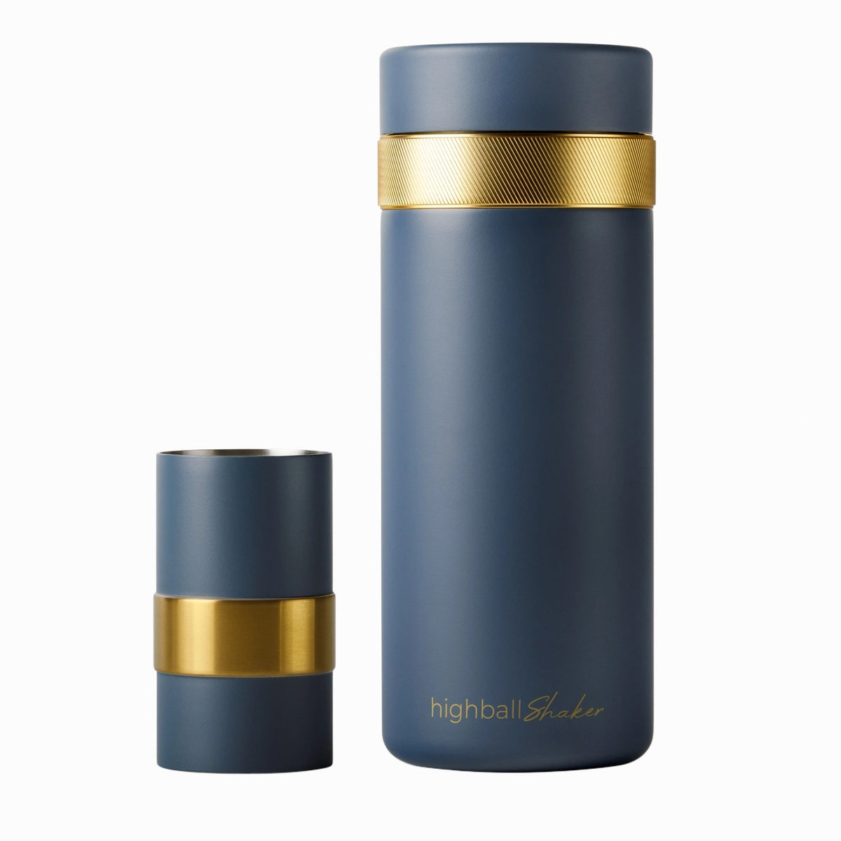 Highball Shaker High Camp Flasks 3128ab Cocktail Shakers 1L / Amalfi Blue