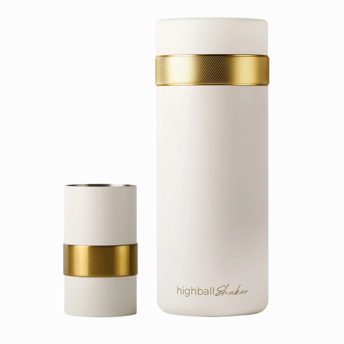 Highball Shaker High Camp Flasks 3128cr Cocktail Shakers 1L / Crema
