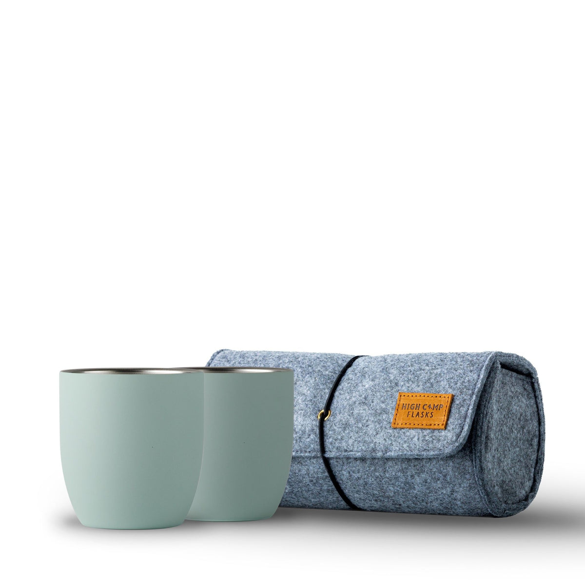 Parkside Tumbler 2-Pack + Soft Case High Camp Flasks 1102E Tumblers 2x 315 ml / Seaglass