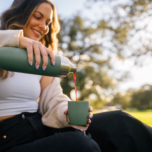 High Camp Flasks | Parkside Tumbler 2-Pack + Soft Case | Ember