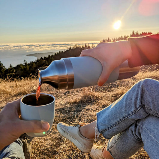 High Camp Flasks | Parkside Tumbler 2-Pack + Soft Case | Ember
